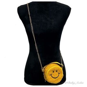 Smiley Face Plush Coin Purse